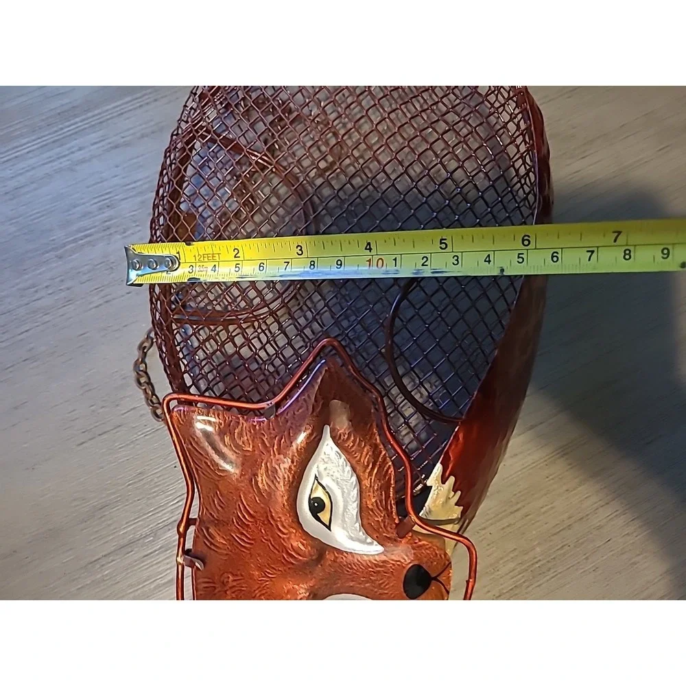 Evergreen Enterprises, Inc Resting‎ Fox Mesh Decorative Bird Feeder Large Seed